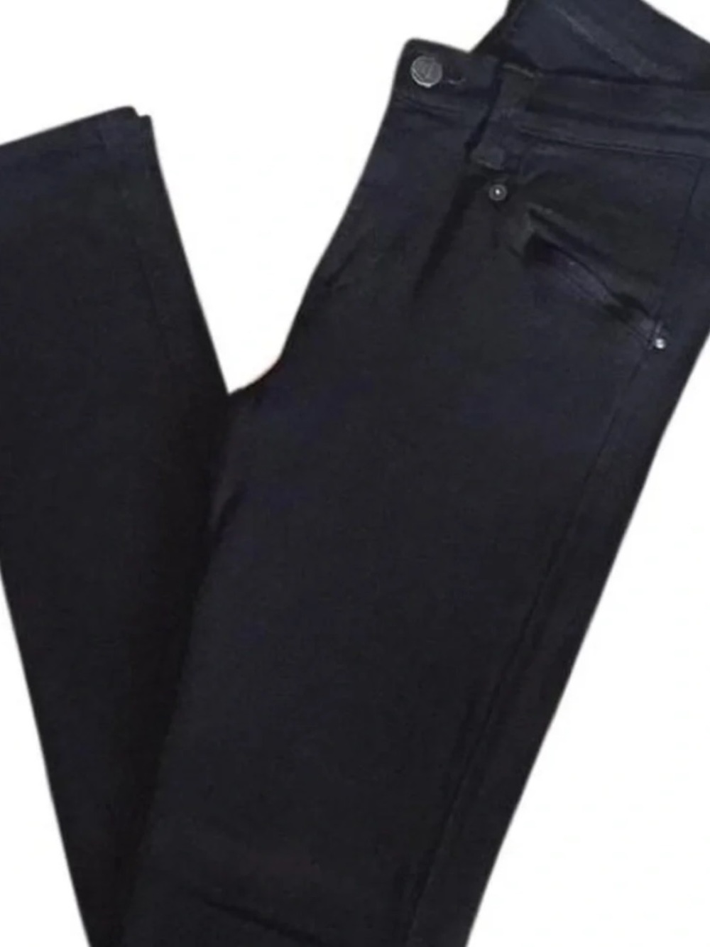 Citizens of Humanity COH "HOPE CARGO SKINNY" Jeans Black Cotton Style 1369-818 - Picture 6 of 15
